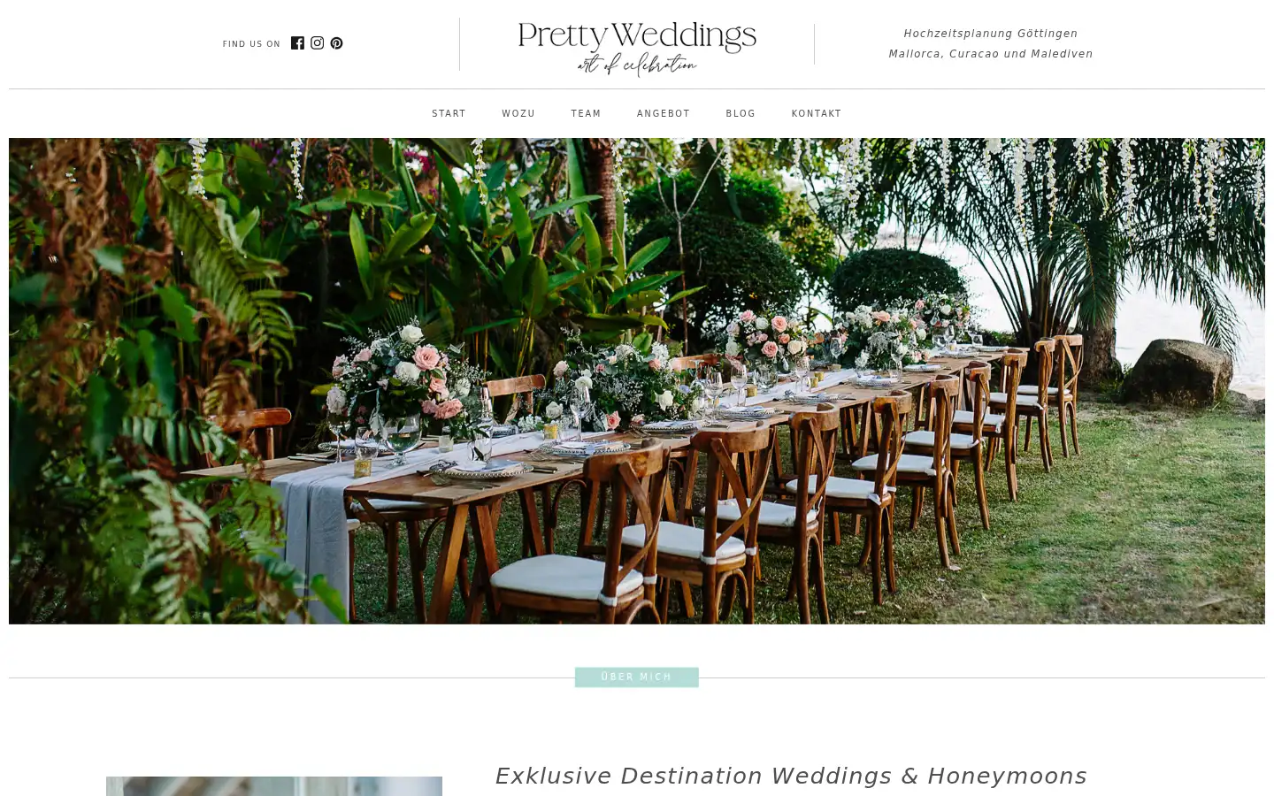 Screenshot of prettyweddings.de