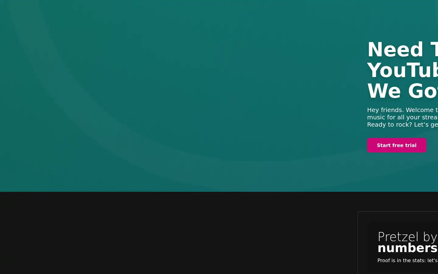 Screenshot of pretzel.rocks