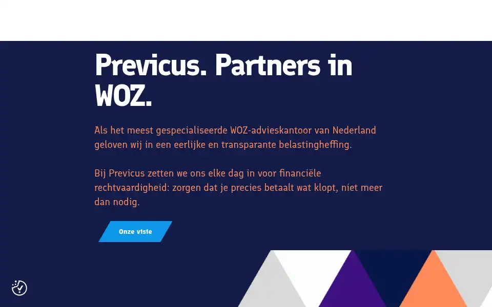 Screenshot of previcus.nl