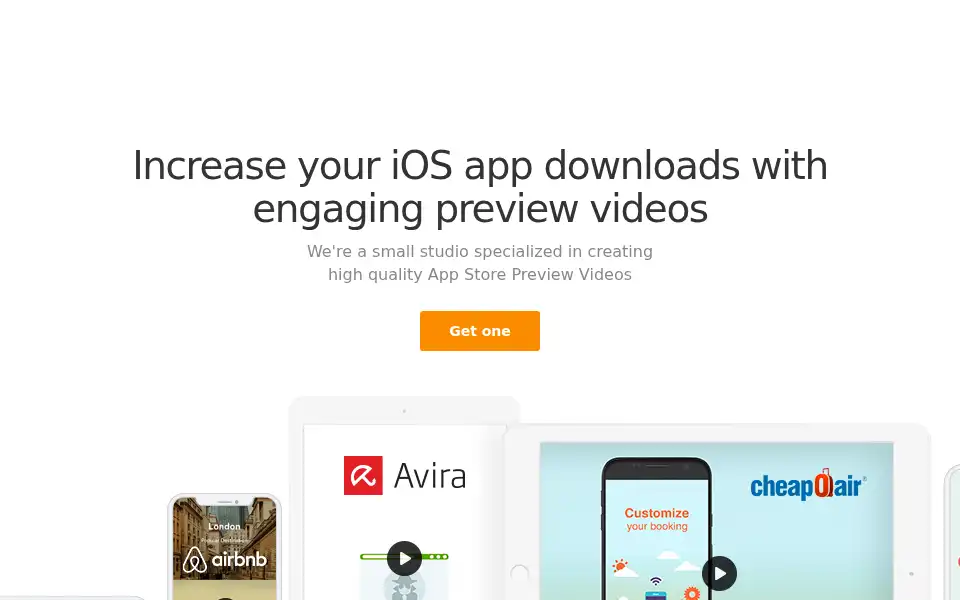 Screenshot of preview.builders