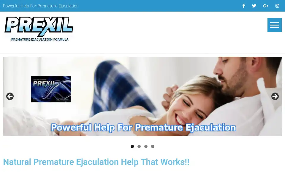 Screenshot of prexil.com