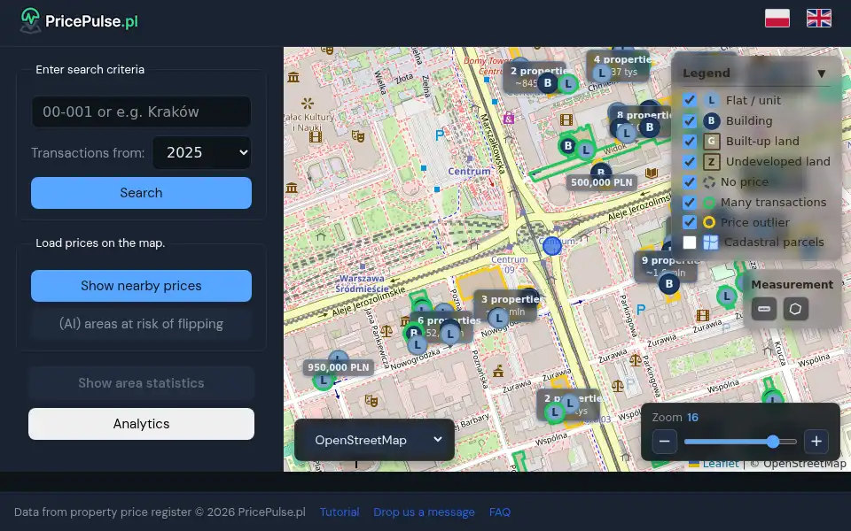 Screenshot of pricepulse.pl
