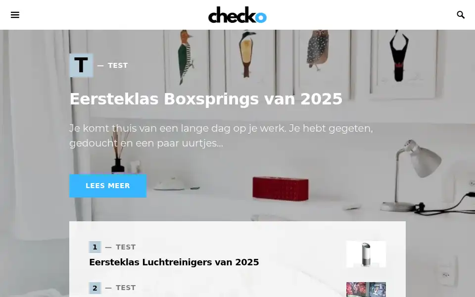 Screenshot of pricerebel.nl