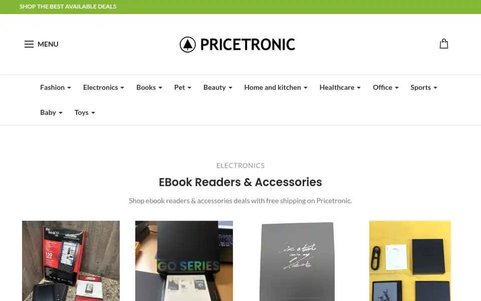 Screenshot of pricetronic.com