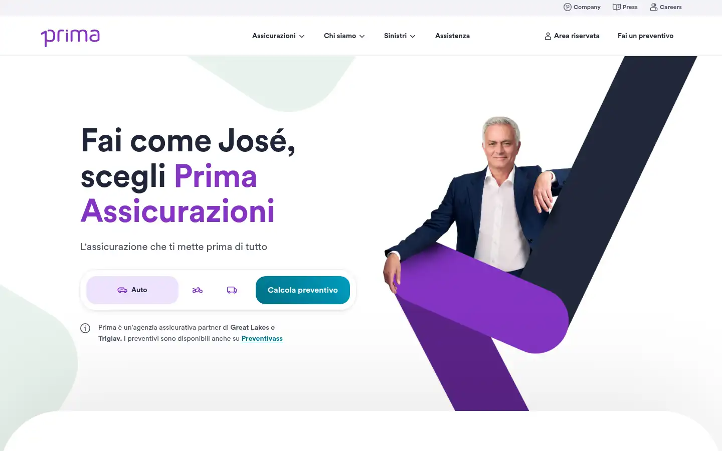 Screenshot of prima.it