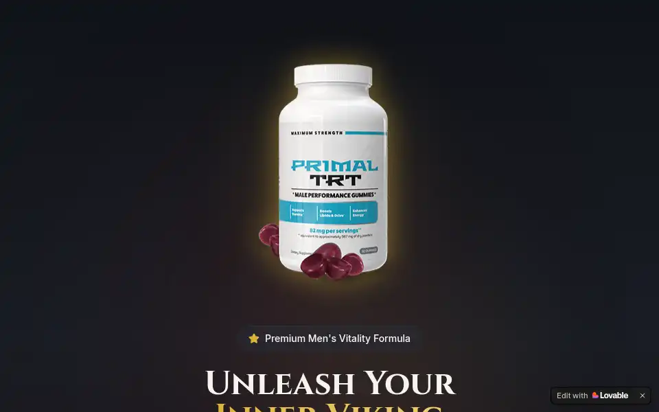 Screenshot of primaltrt-vikings.lovable.app