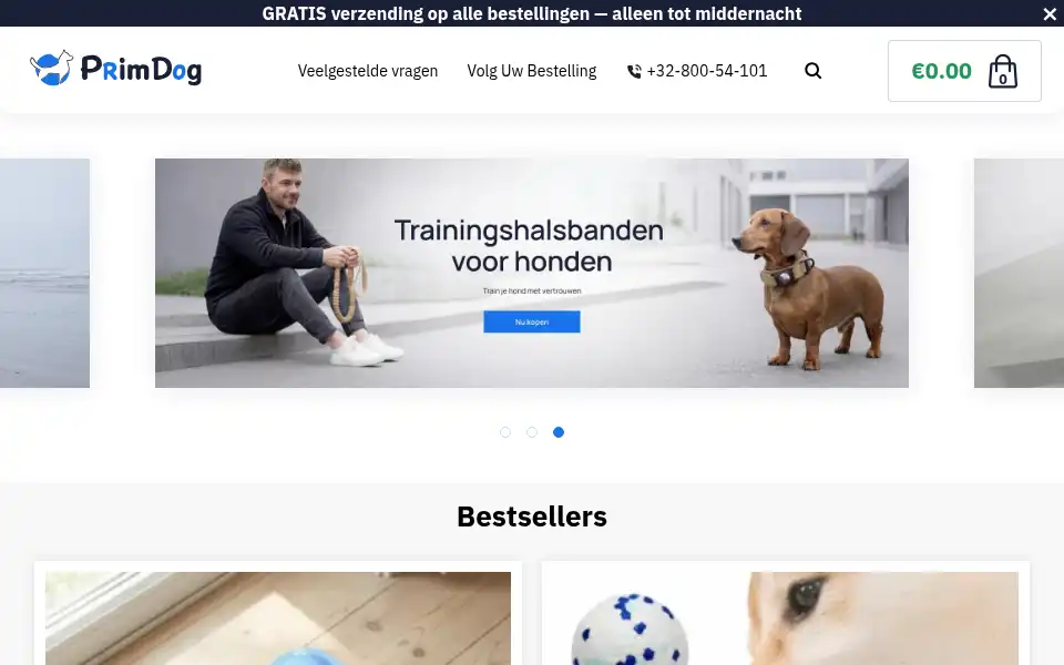 Screenshot of primdog.be