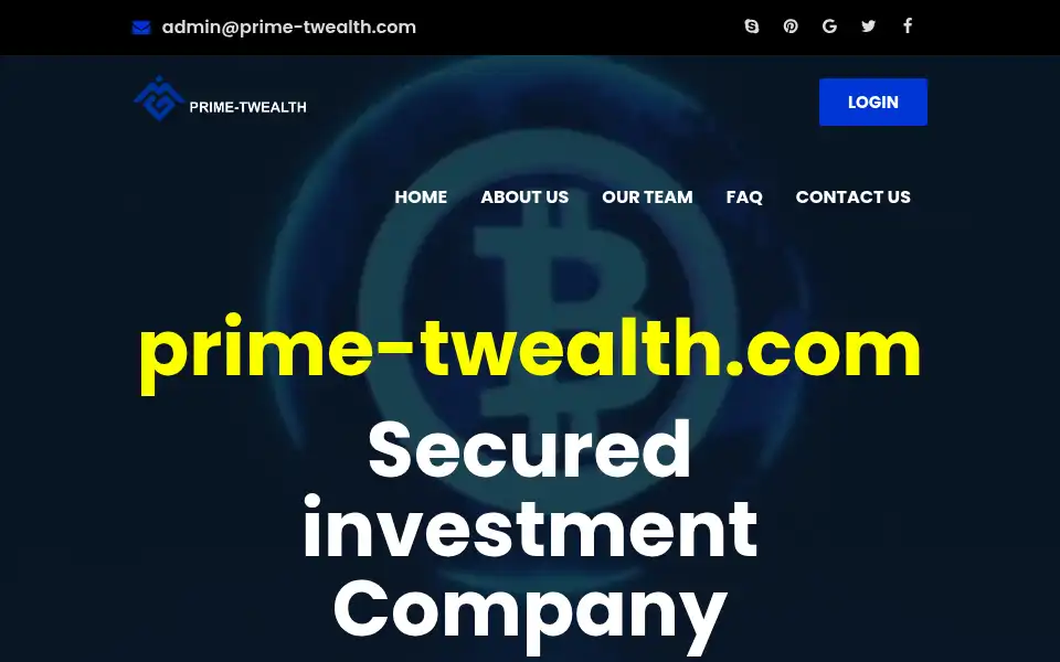 Screenshot of prime-twealth.com