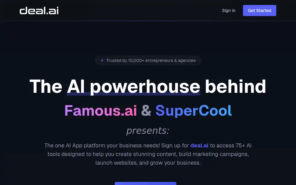 Screenshot of primeaeo.ai