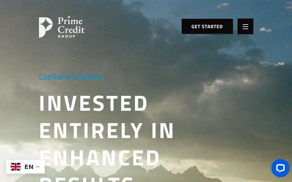 Screenshot of primecreditgroup.com