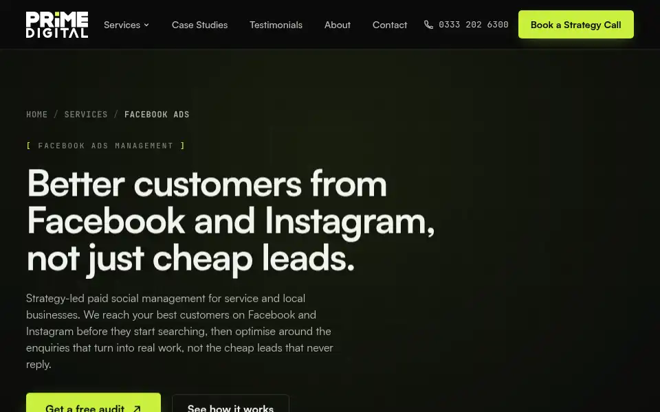 Screenshot of primedigital.co