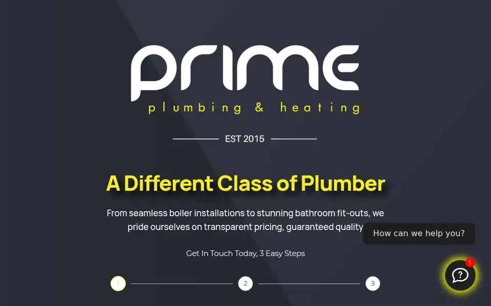 Screenshot of primegas.co.uk