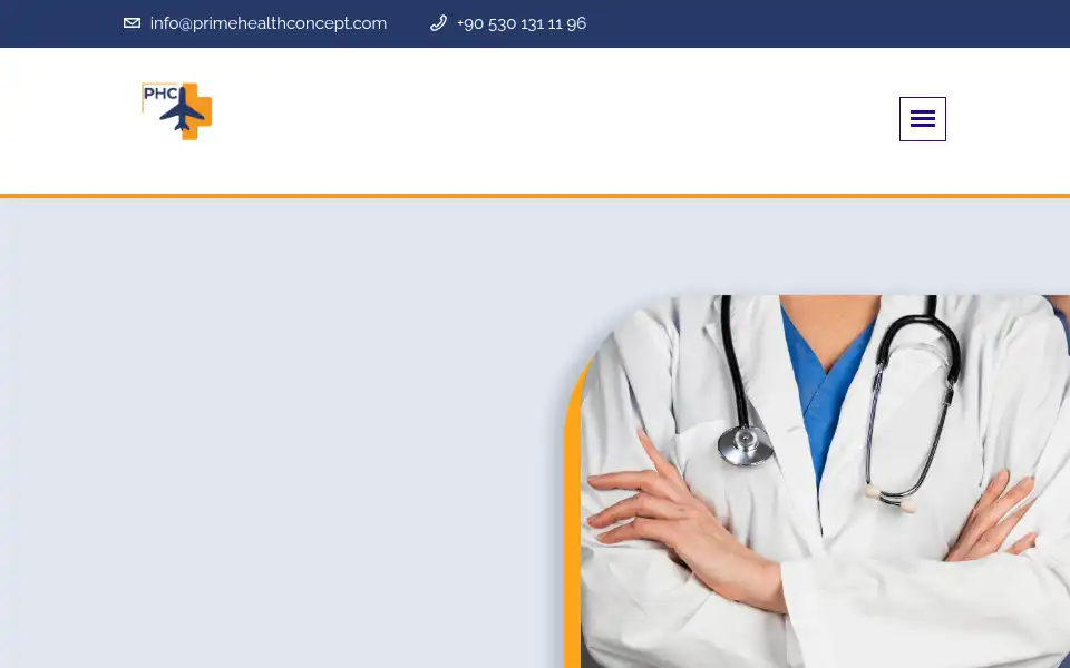 Screenshot of primehealthconcept.com