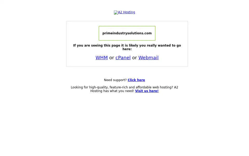 Screenshot of primeindustrysolutions.com