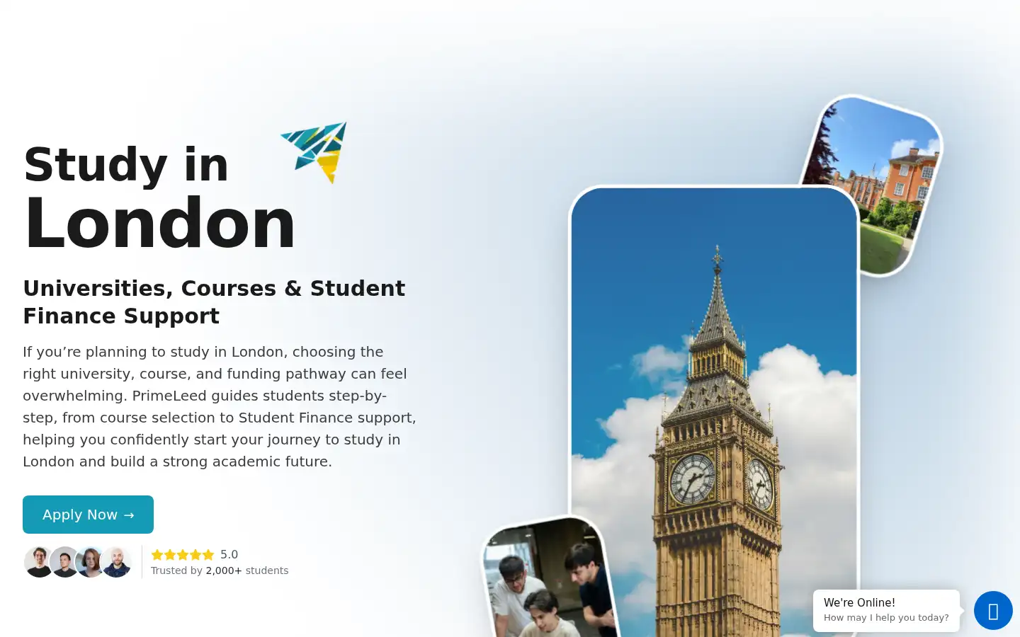 Screenshot of primeleed.com