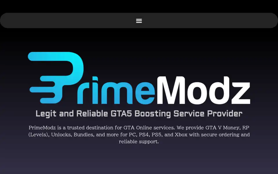 Screenshot of primemodz.com