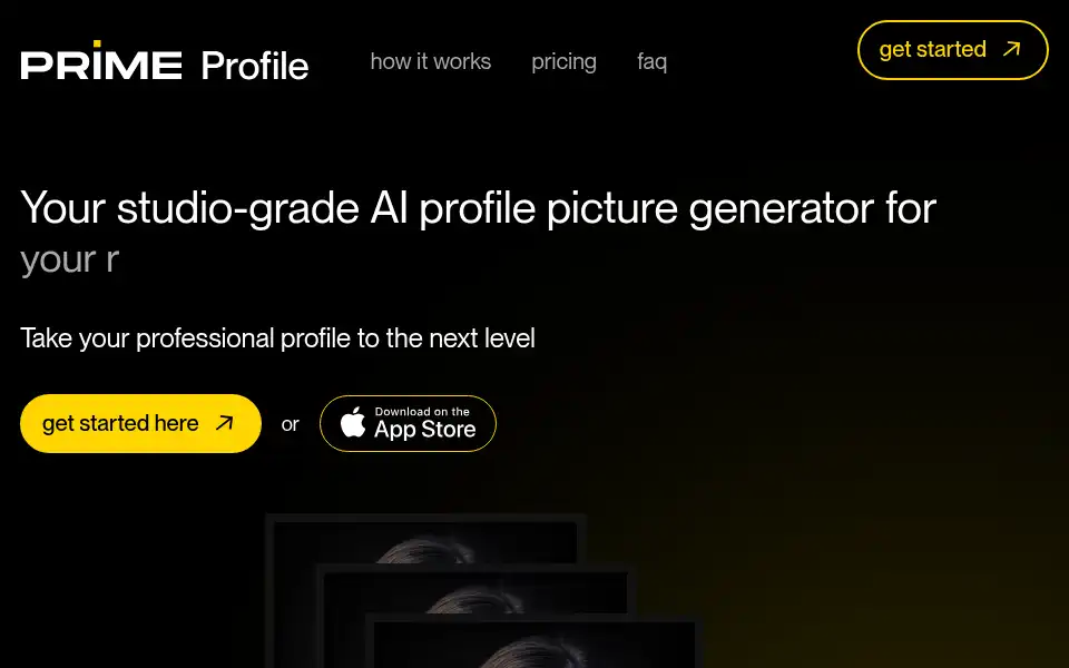 Screenshot of primeprofile.io