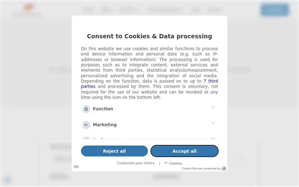 Screenshot of primetravels.us