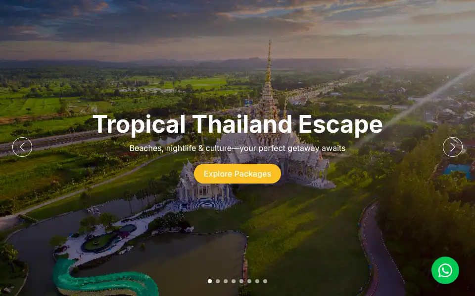 Screenshot of primevacations.in