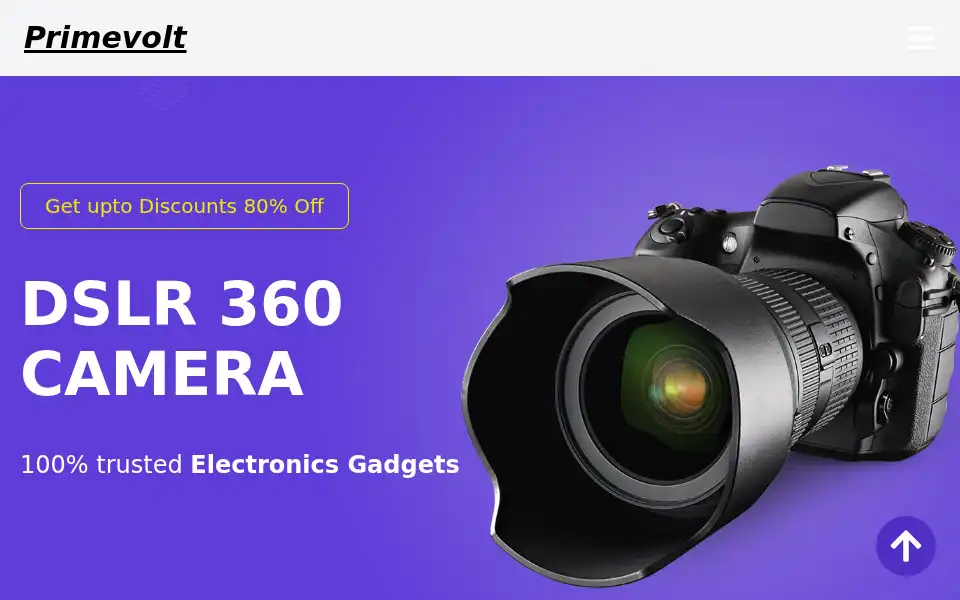 Screenshot of primevoltelectronics.com