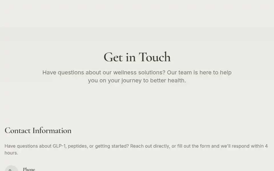 Screenshot of primmawellness.com