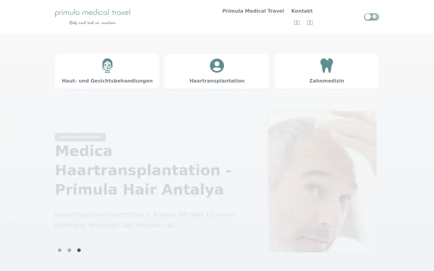 Screenshot of primulamed.com
