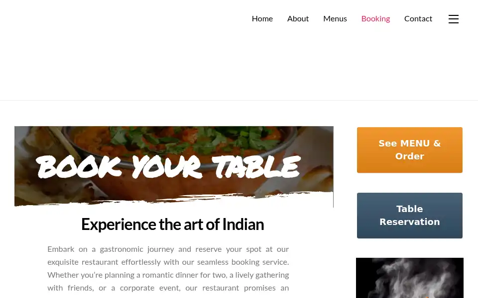 Screenshot of prince-of-india.com