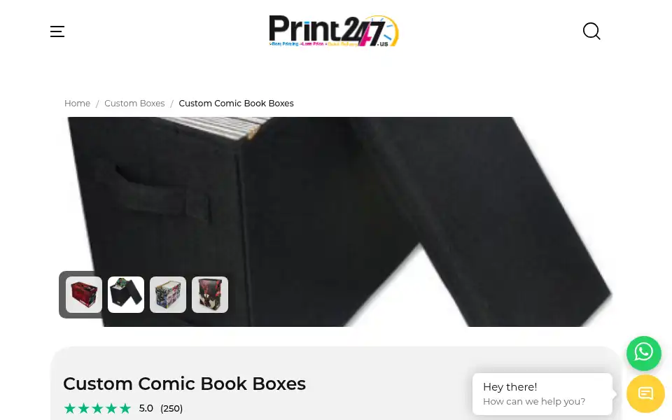 Screenshot of print247.us