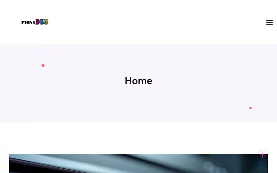 Screenshot of print365.co.za
