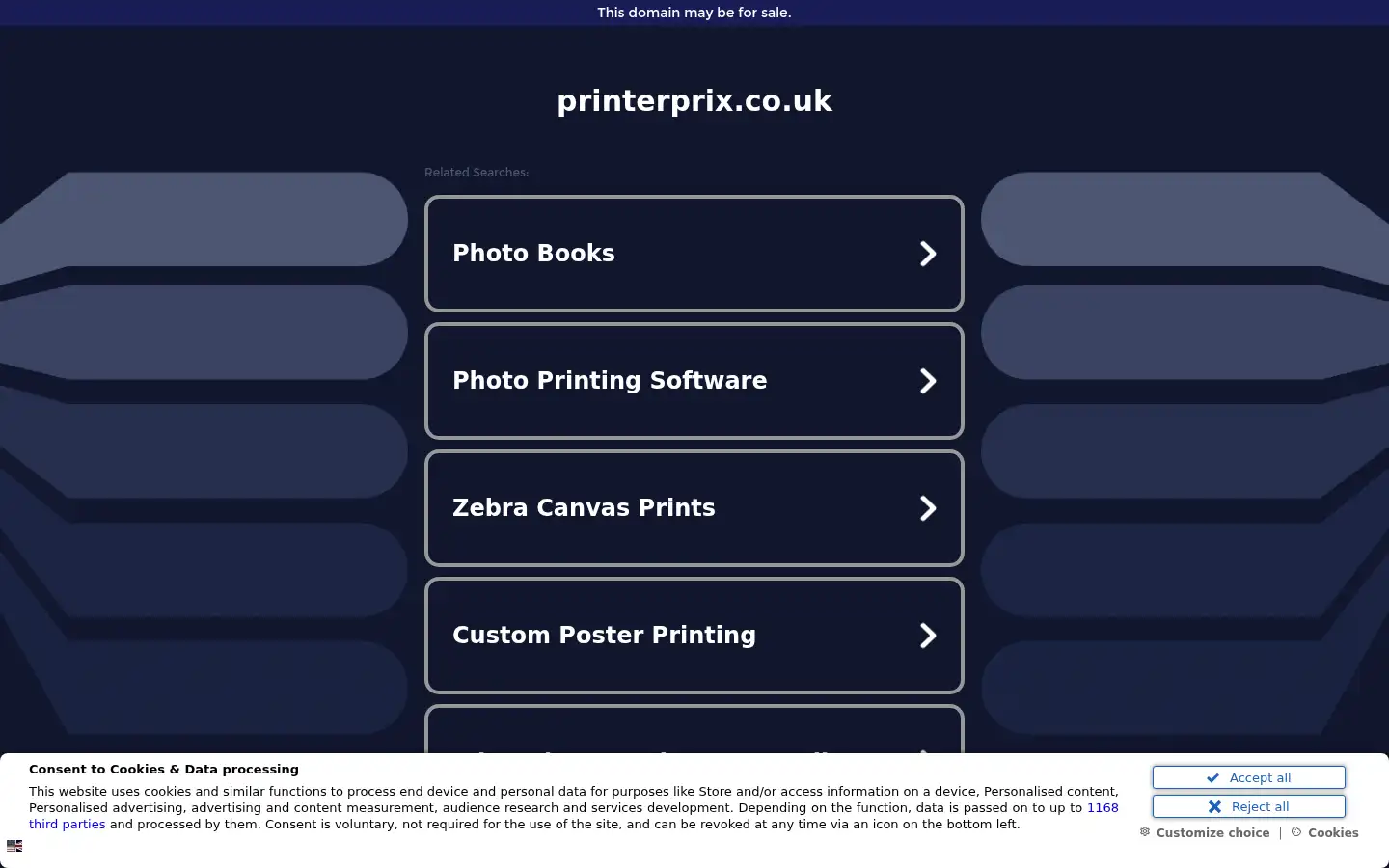 Screenshot of printerprix.co.uk