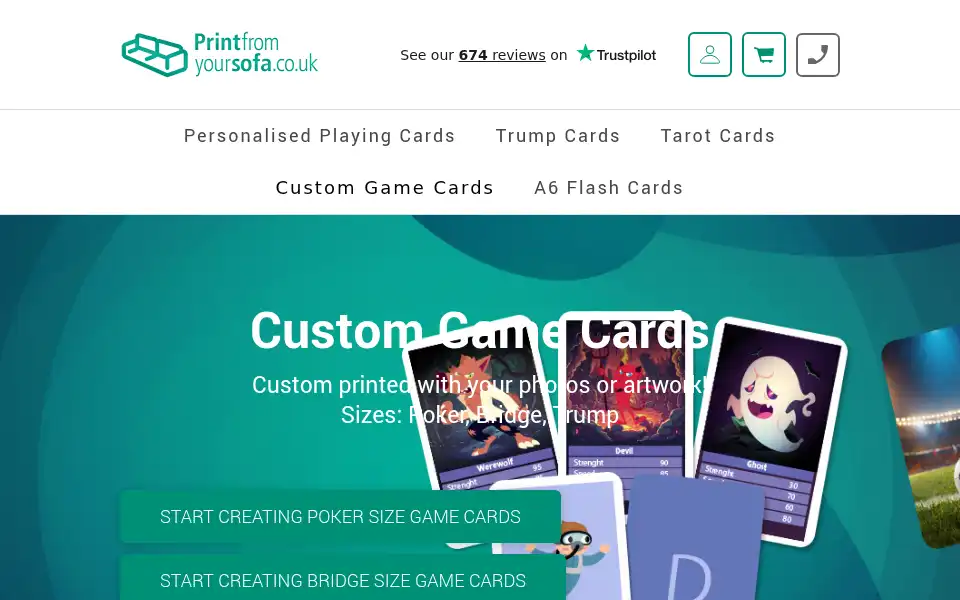 Screenshot of printfromyoursofa.co.uk