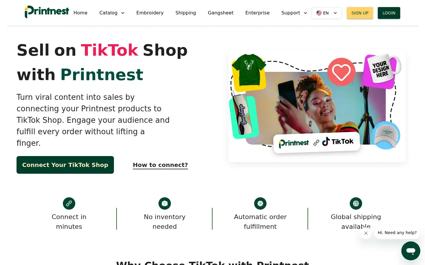 Screenshot of printnest.com