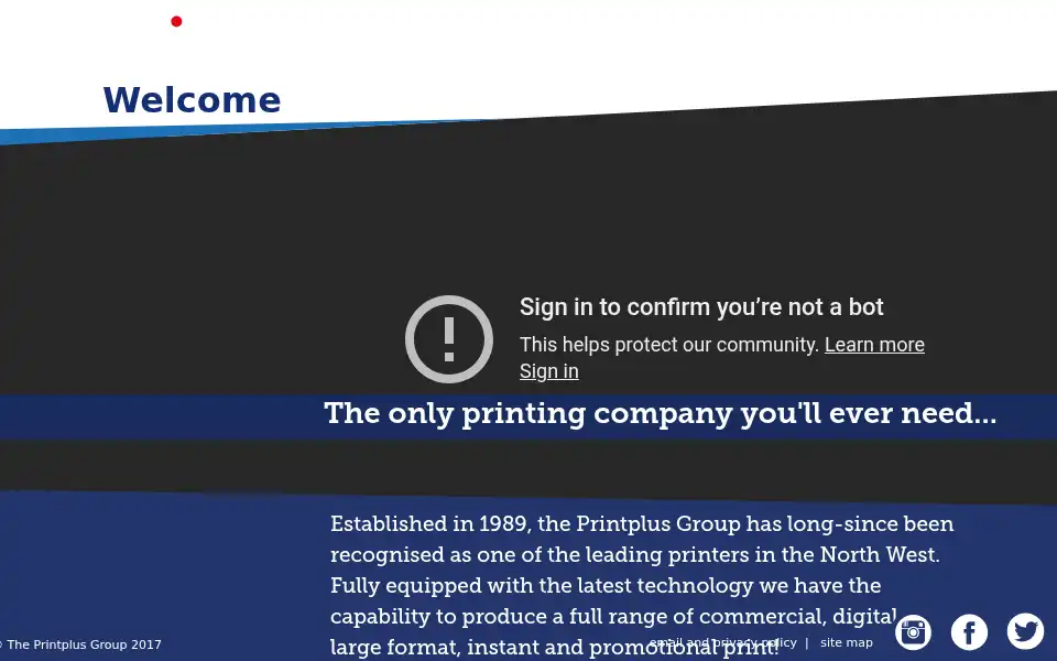 Screenshot of printplusgroup.com