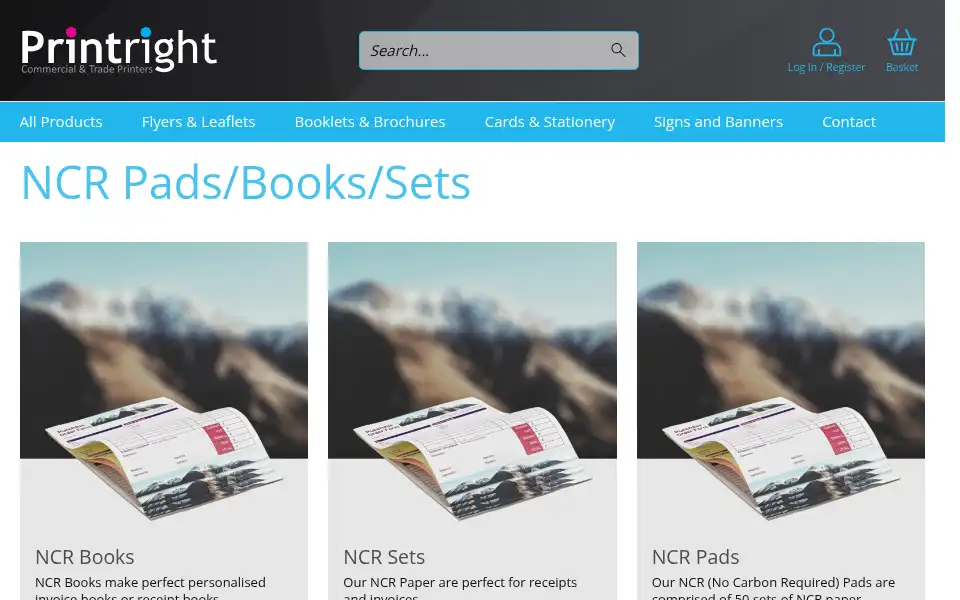 Screenshot of printrightonline.com