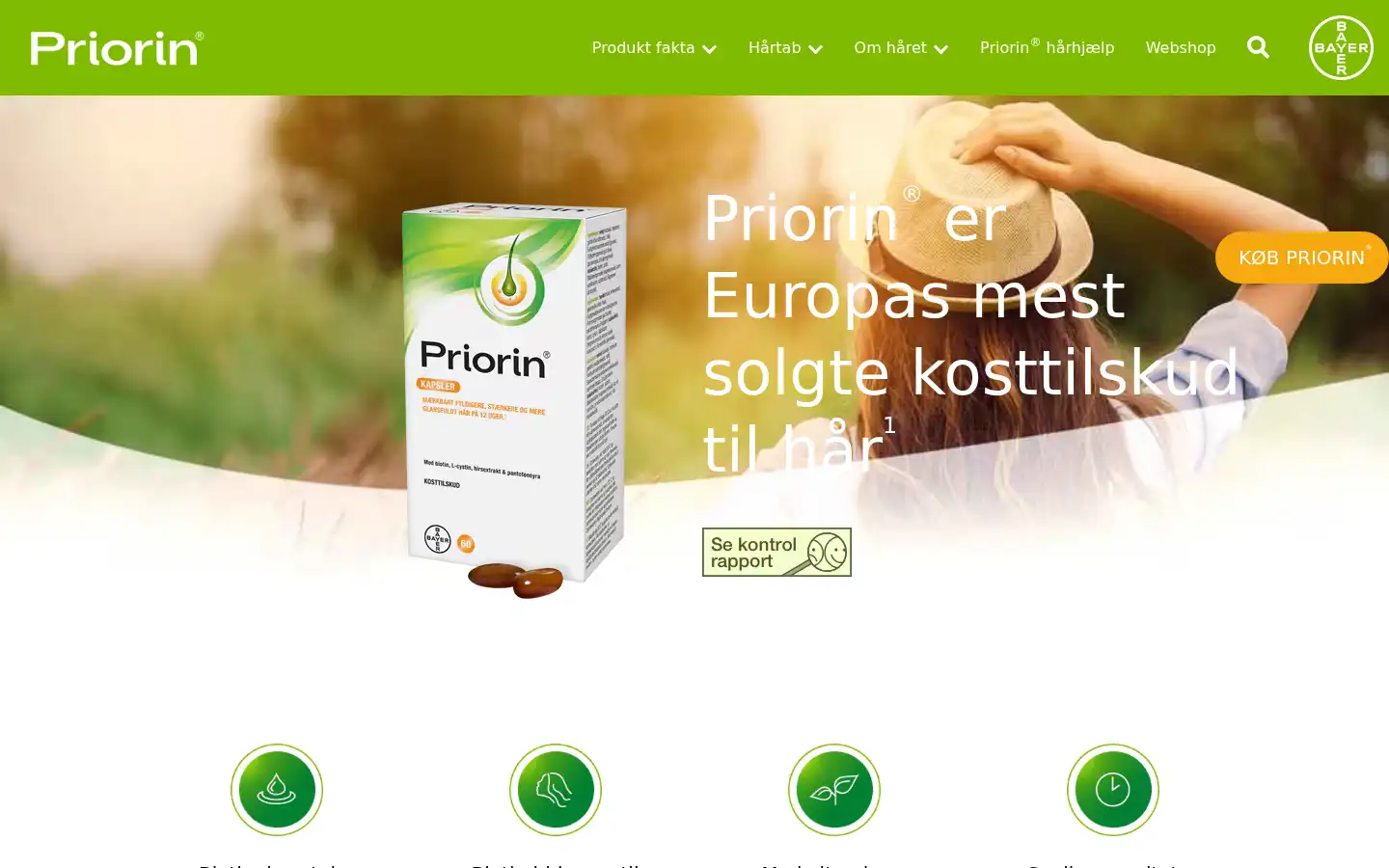 Screenshot of priorin.dk