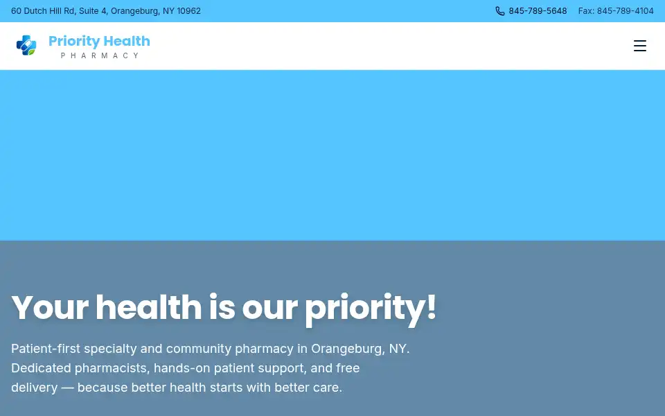 Screenshot of priority-rx.com