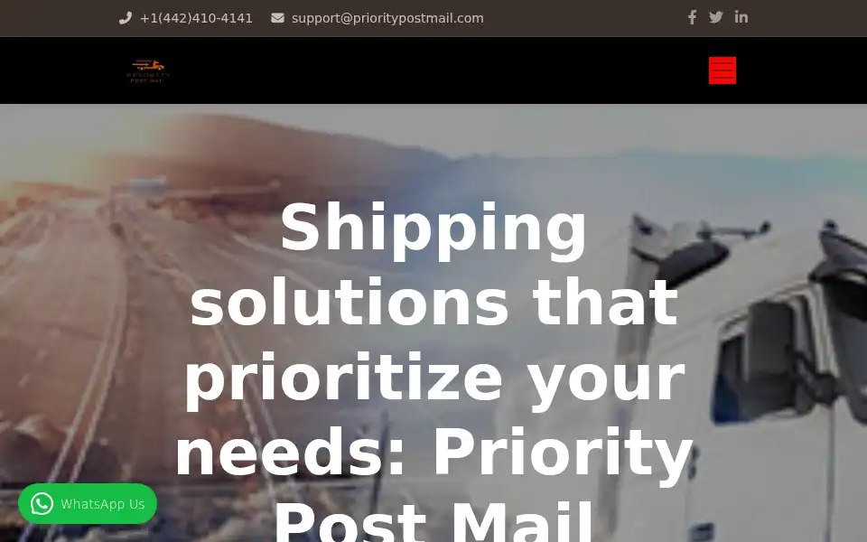 Screenshot of prioritypostmail.com