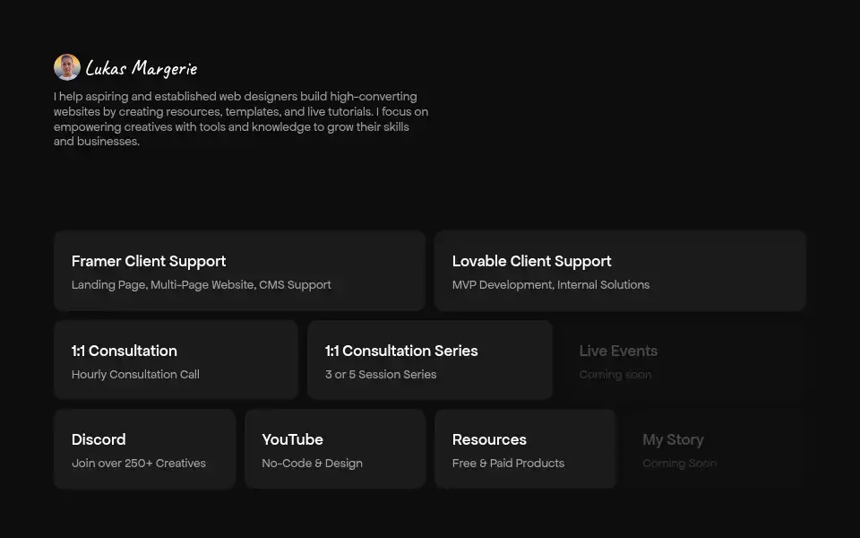 Screenshot of prismato.io