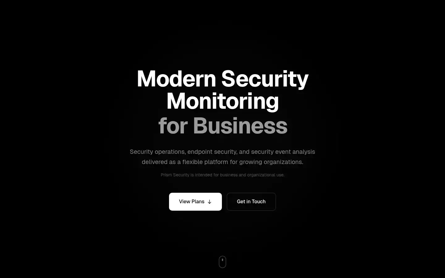 Screenshot of prismsecurity.net