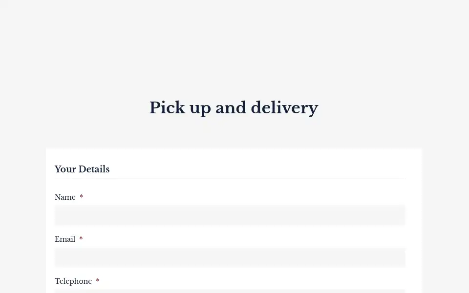Screenshot of pristine-drycleaning.com
