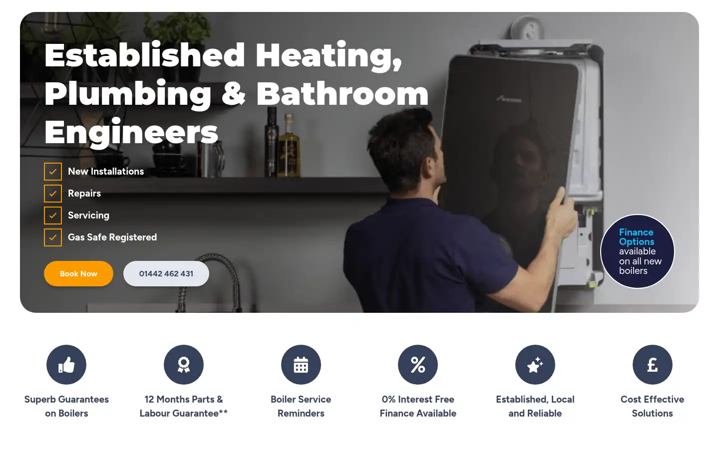 Screenshot of pritchards-plumbing.co.uk