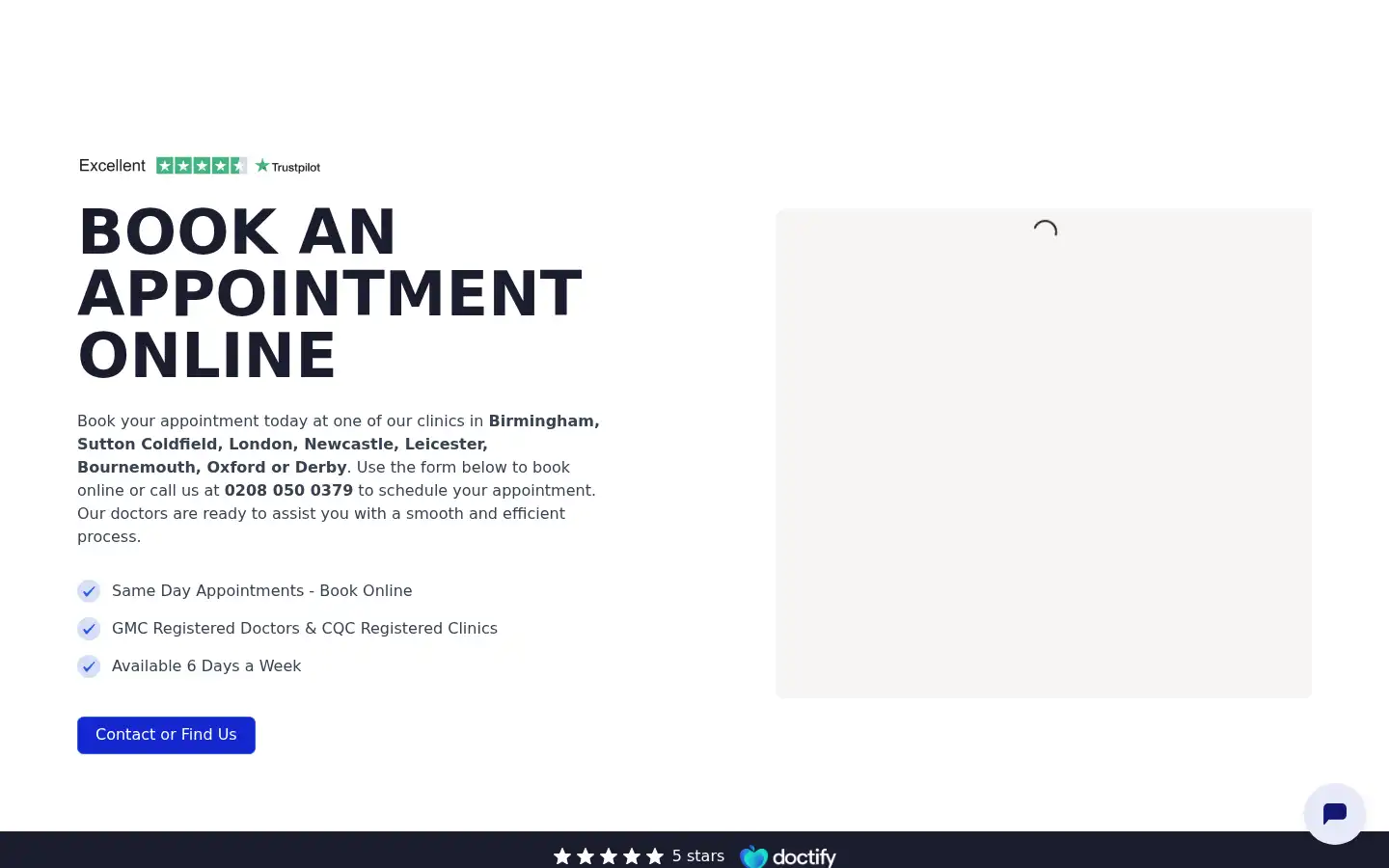 Screenshot of privatemedicalclinic.com