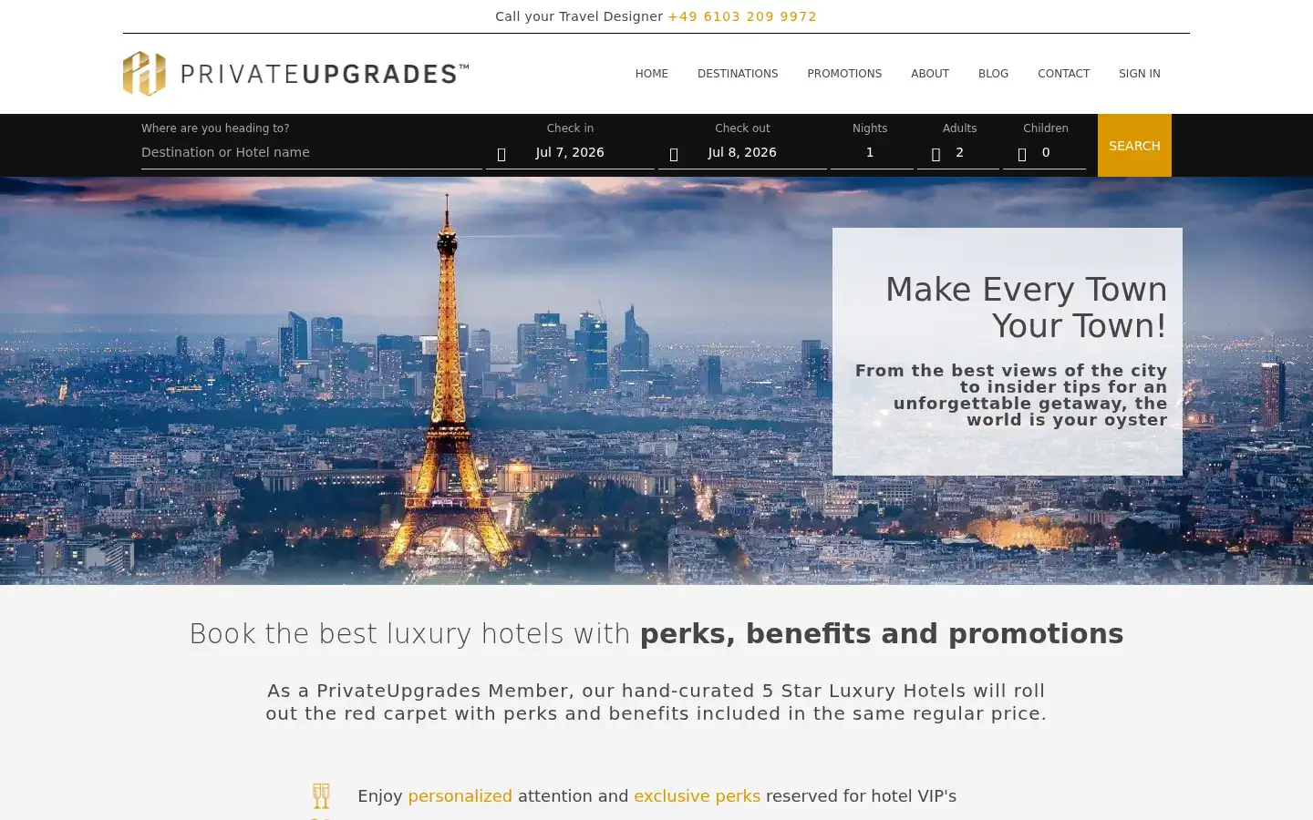 Screenshot of privateupgrades.com
