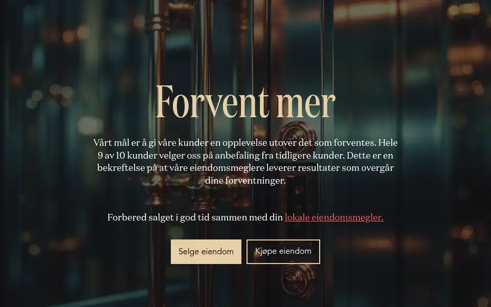 Screenshot of privatmegleren.no