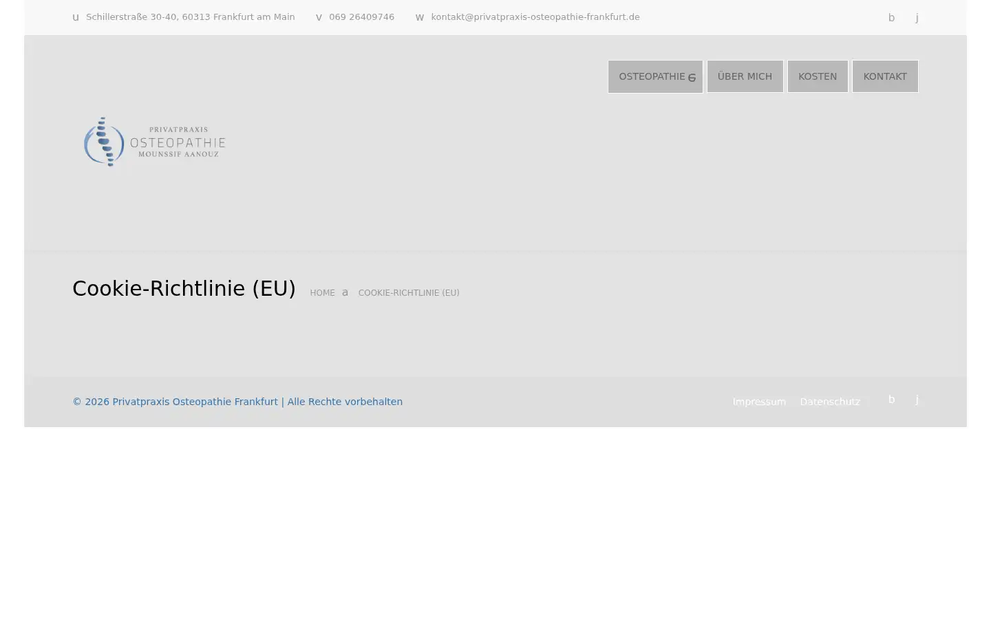 Screenshot of privatpraxis-osteopathie-frankfurt.de