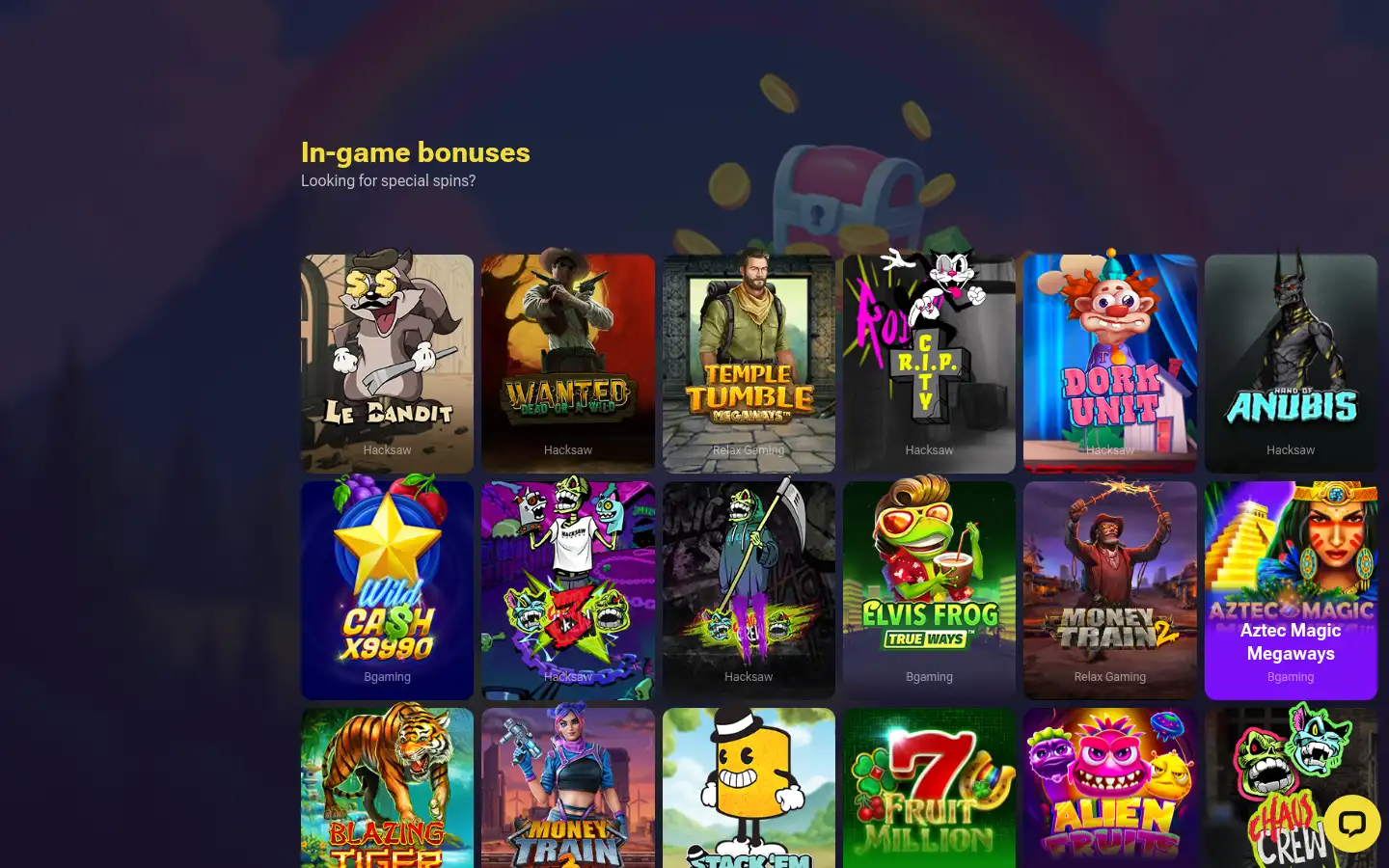 Screenshot of prive.casino
