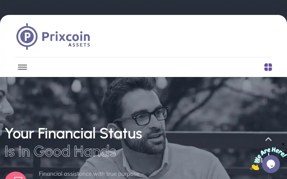 Screenshot of prixcoinassets.com