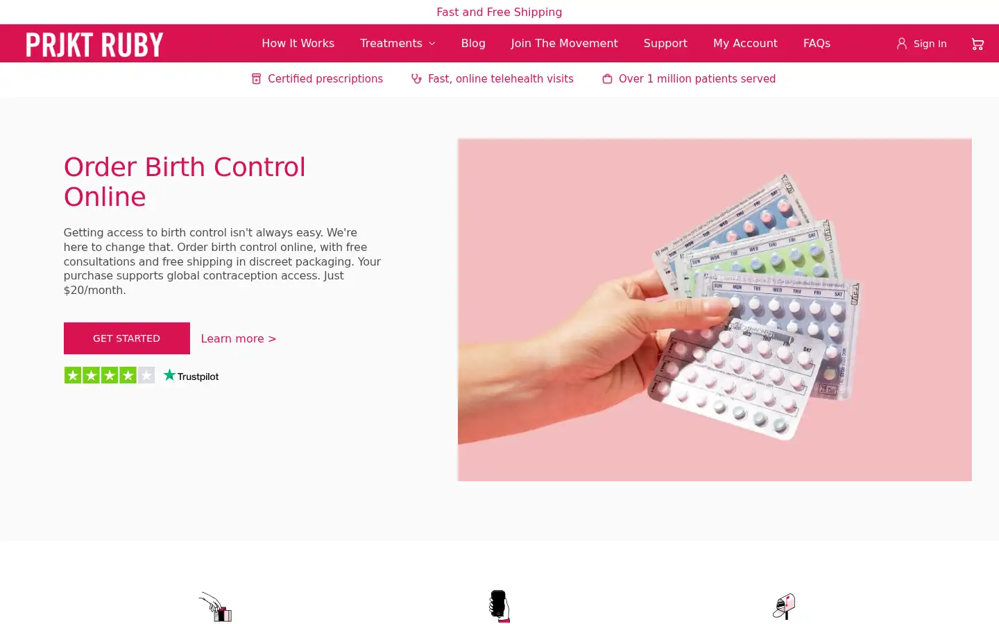 Screenshot of prjktruby.com