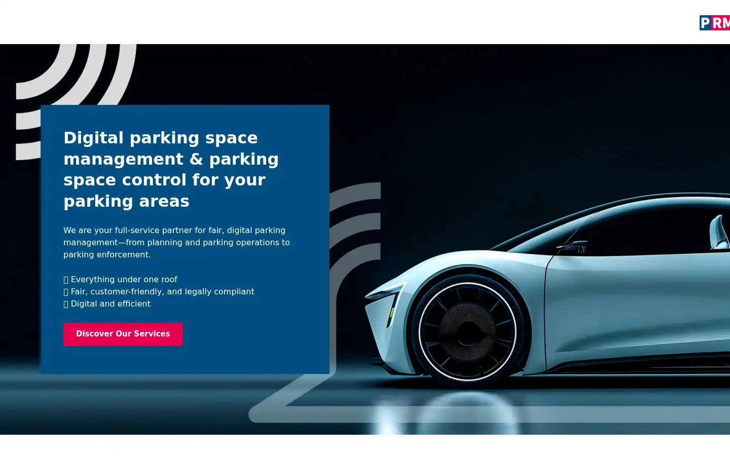 Screenshot of prm-parken.de