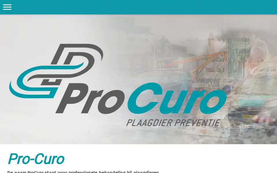 Screenshot of pro-curo.nl